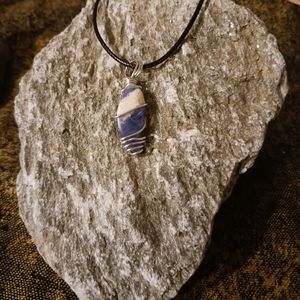 Sodalite Crystal Necklace